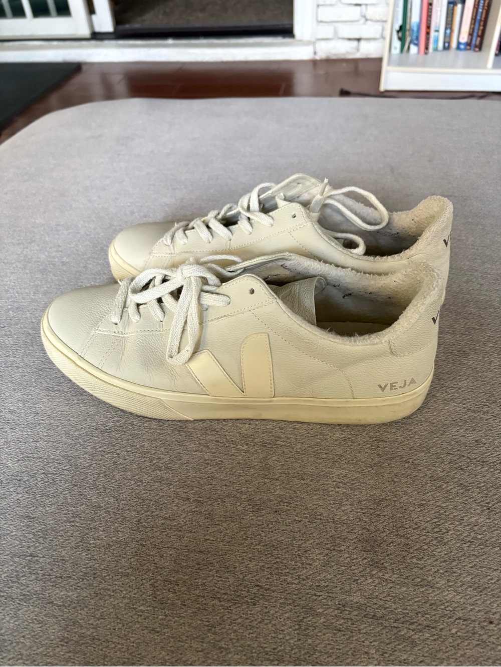 Veja Men’s Low-Top Sneakers in Off-White